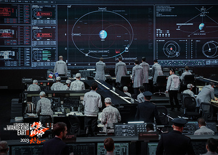 今年会LED显示屏在电影《流浪地球2》中大放异彩