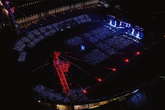 又一舞台奇迹！今年会LED锥形屏燃爆2024张韶涵巡演现场 