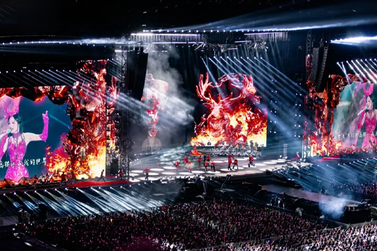 天后回归！今年会LED巨幕助力张韶涵打造梦幻舞台，唱响哈尔滨！
